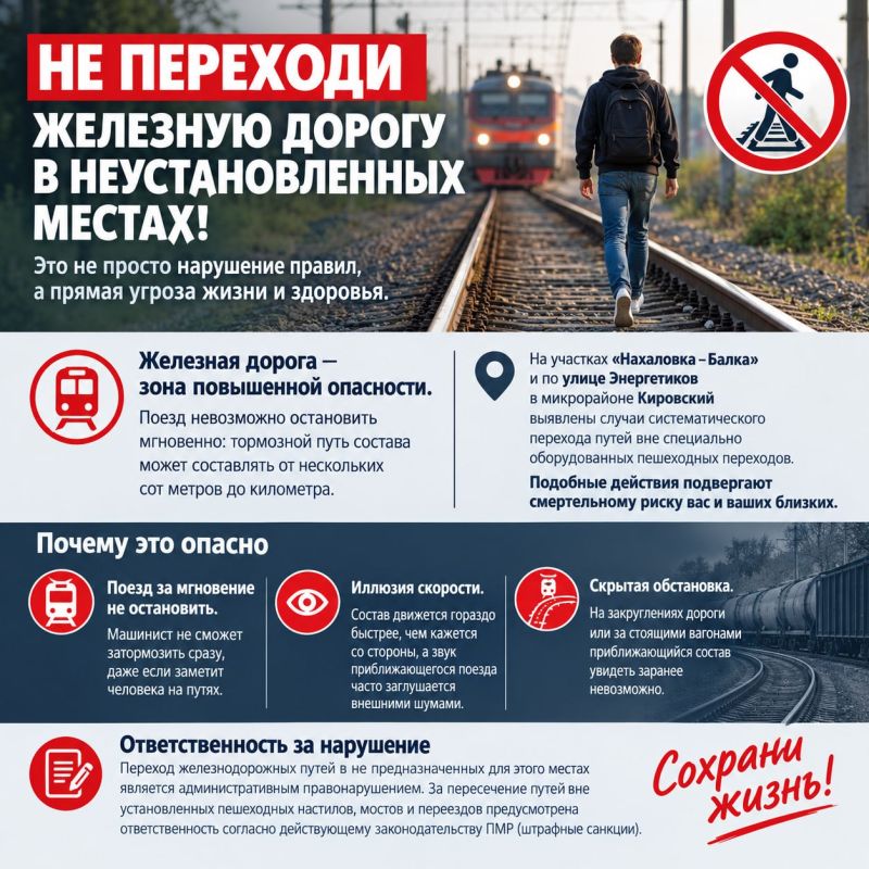 Вниманию жителей и гостей столицы: соблюдайте правила безопасности на железной дороге!