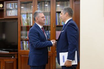 Президент встретился с новым главой Миссии ОБСЕ в Молдове Кристофером Смитом