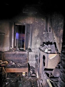 Женщина погибла во время пожара в своём доме в Спее