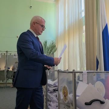 На выборах депутатов в Госдуму России проголосовал заместитель председателя Правительства Приднестровья Виталий Нягу