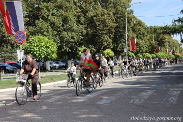 Более 80 человек объединил велопробег в честь Дня города Слободзеи