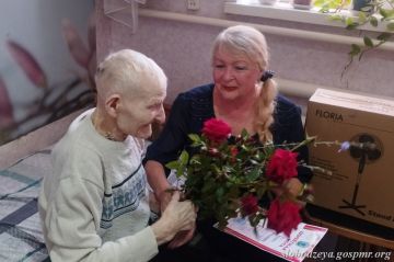 В Ближнем Хуторе поздравили с 95-летием ветерана Михаила Тимошенко