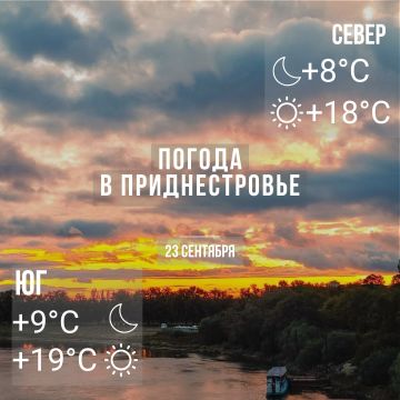Днём – до +19°С, местами дожди