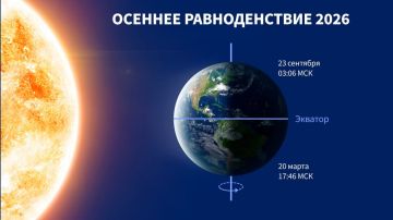 Сегодня день и ночь становятся равными по времени по всей планете