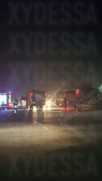 Сегодня ночью в Одессе был поражен склад Новой Почты