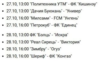 Пока в большом футболе пауза на игры сборных – смотрим, что ждёт «Шериф» и «Искру» в Кубке Молдавии