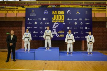 Ксения Вайнер из Тирасполя завоевала золото на чемпионате Балканских стран U-23 по дзюдо