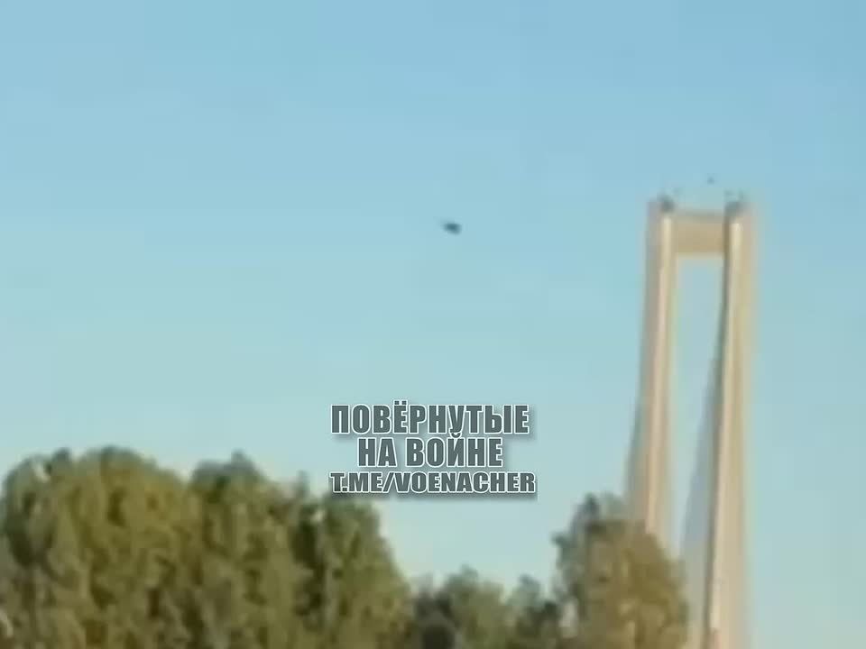 В Киеве снова прилет по Южному мосту