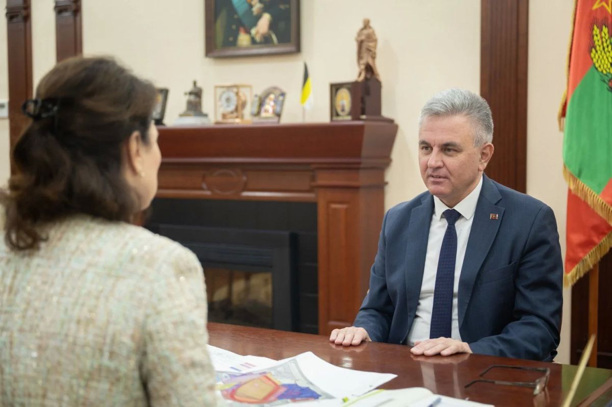 Президент Красносельский и глава Тирасполя Илона Тюряева обсудили планы по реконструкции трёх объектов в столице